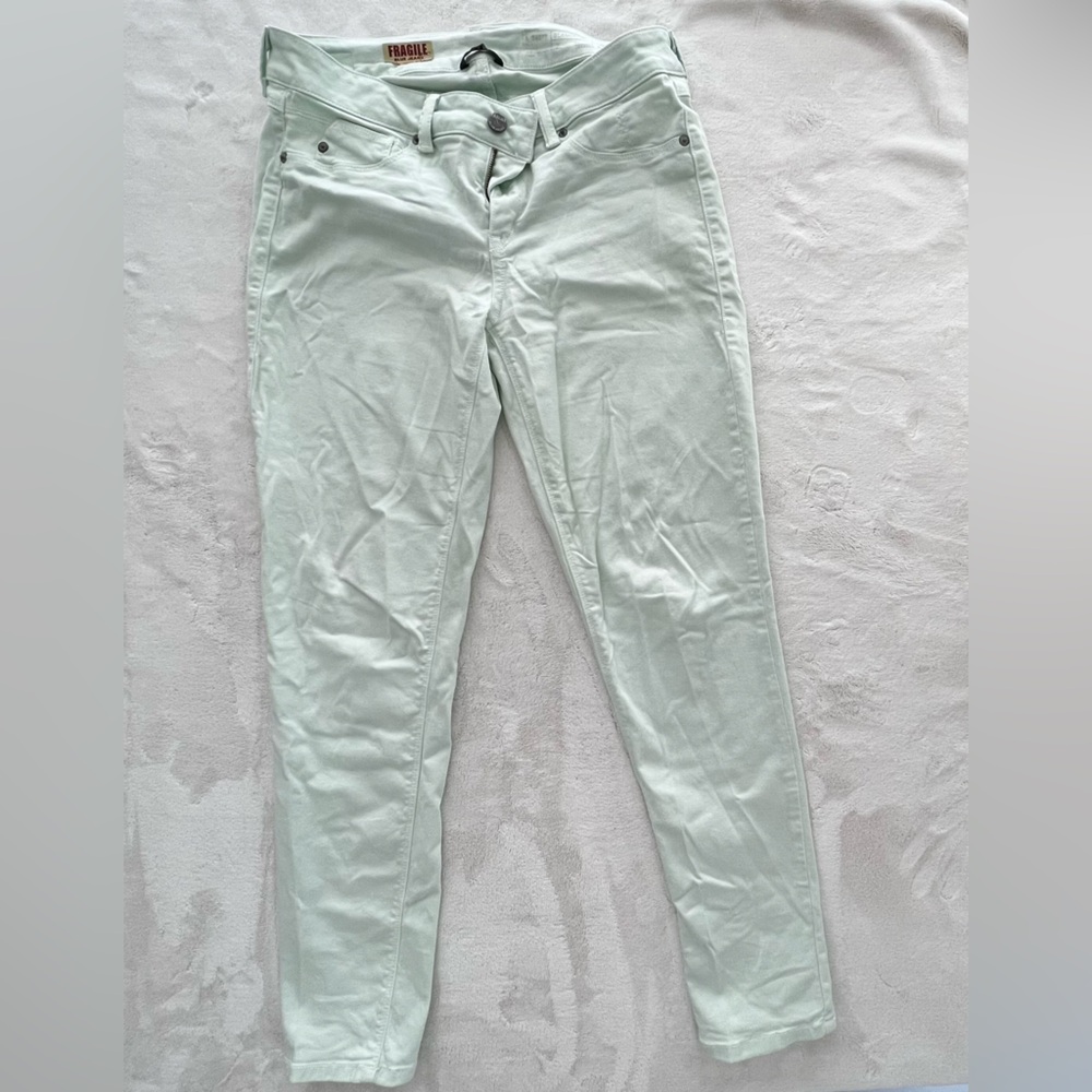 Mint green jeans by fragile